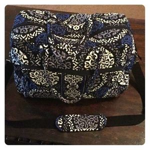 Vera Bradley Weekender in Colbalt Blue